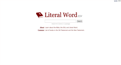 Desktop Screenshot of esv.literalword.com